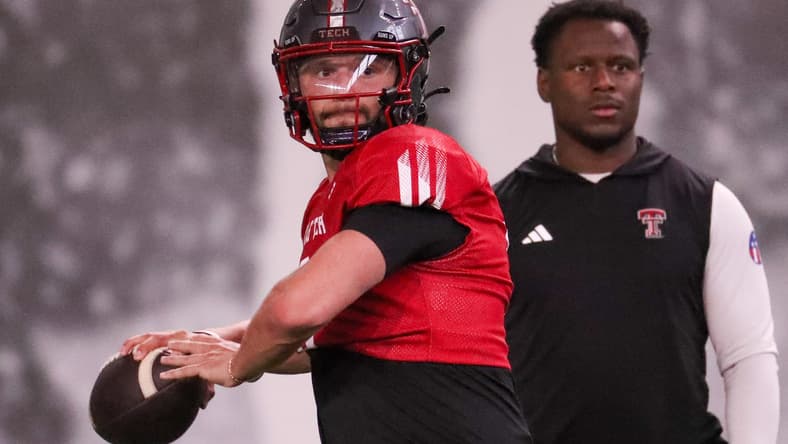 Texas Tech QB Brendan Sorsby in 2025
