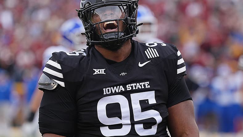 Iowa State DT Domonique Orange against BYU