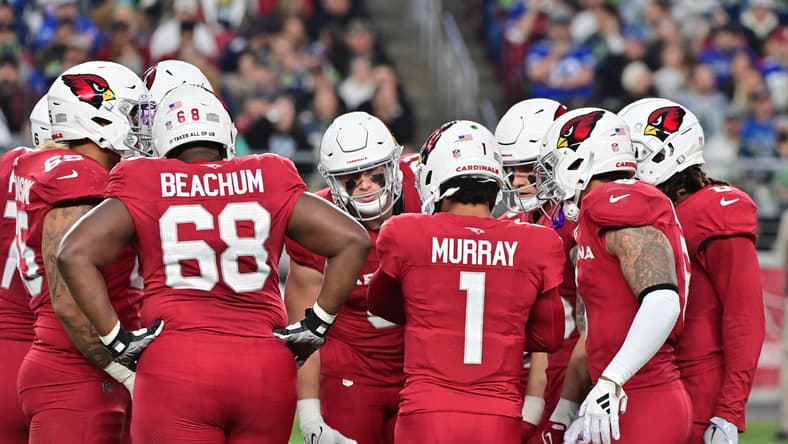 Cardinals QB Kyler Murray late in the 2023 season