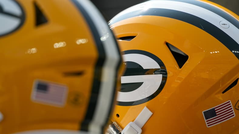 Green Bay Packers helmets in 2024 during the preseason