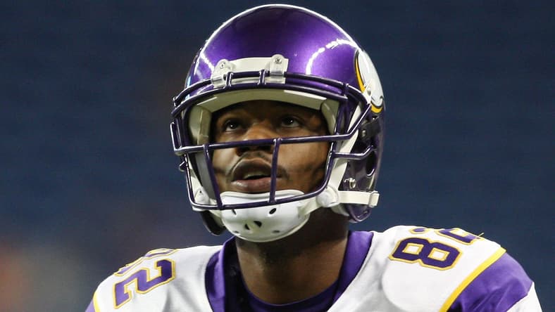 Vikings WR Troy Williamson in 2007 at Detroit