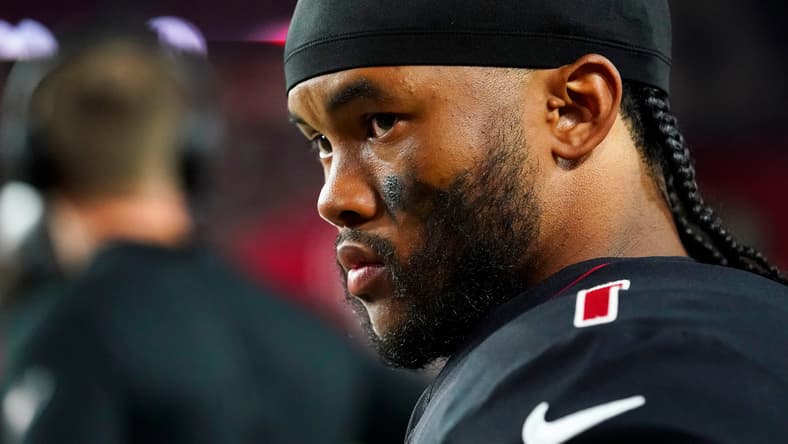 Cardinals QB Kyler Murray in 2022 agains the Saints