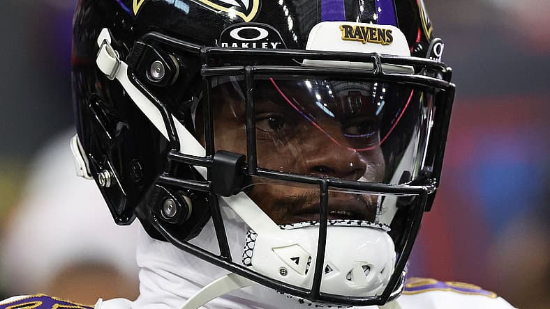 Lamar Jackson warms up before the Ravens face the Texans on Christmas Day. Jordan Love NFL Top 100 ranking