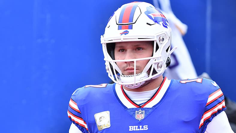 Josh Allen in 2022 against the Minnesota Vikings.