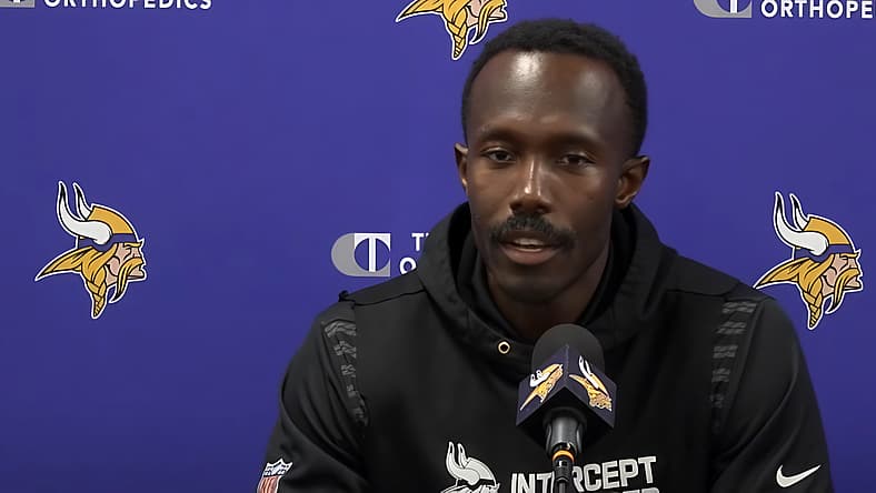 Kwesi Adofo-Mensah, the Vikings GM, in 2025