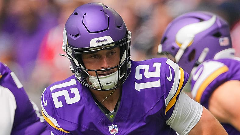 Vikings QB Max Brosmer in 2025.