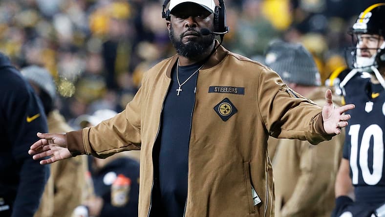 Mike Tomlin with the Steelers in 2023