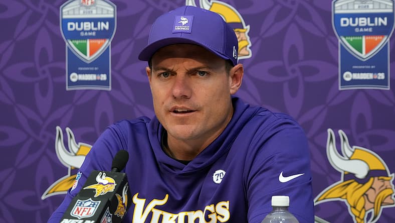 MInnesota Vikings head coach Kevin O'Connell after a Week 4 game.