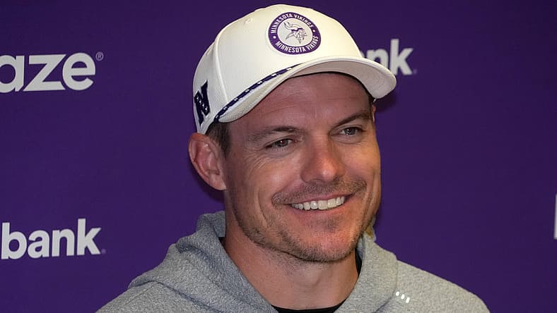 Kevin O’Connell speaks at a press conference in Dublin, Ireland.