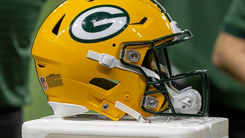 Packers Helmet in 2025 at the Detroit Lions