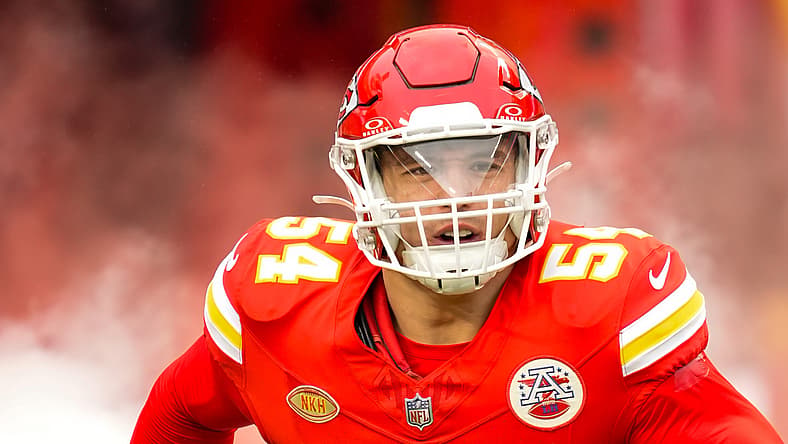 Chiefs Leo Chenal in 2023 in Kansas City