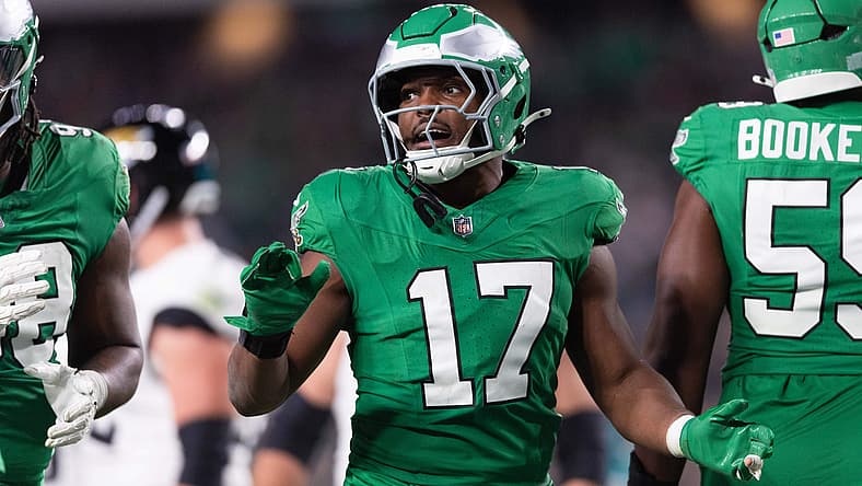 Eagles LB Nakobe Dean in 2024.