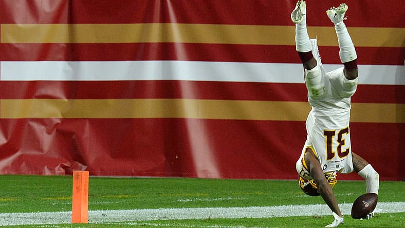 Commanders safety Kamren Curl in 2020