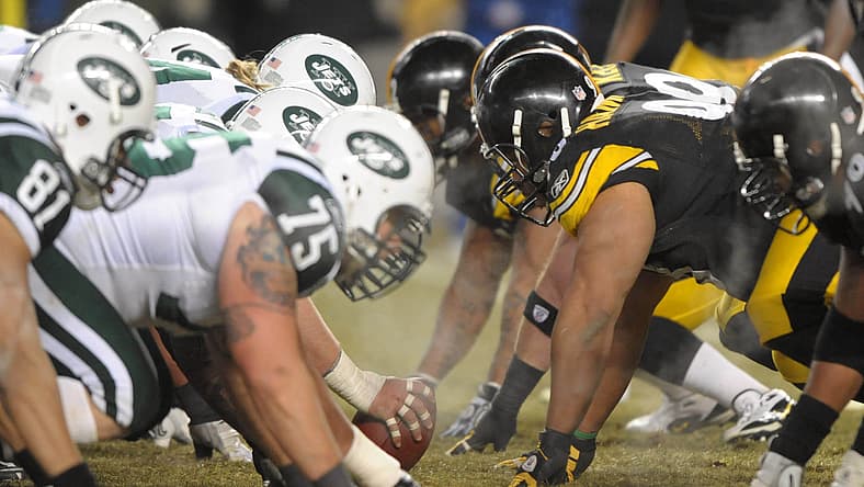 Steelers and Jets in the 2010 playoffs