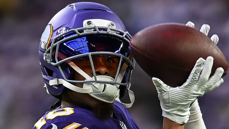 Vikings WR Justin Jefferson against the Lions in 2025