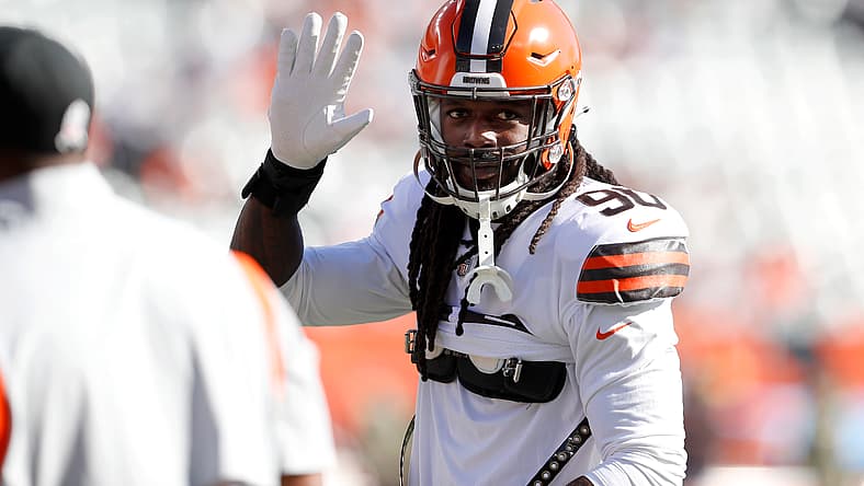 Browns EDGE rusher Jadeveon Clowney in 2021