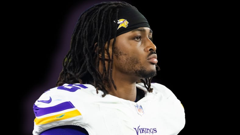 Dallas Turner as a rookie with the Vikings in 2024.