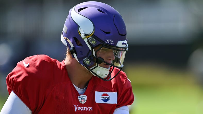 J.J. McCarthy in 2024, the Vikings' big hope for the future.