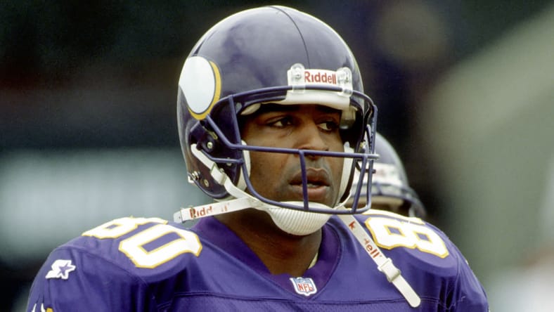 Vikings WR Cris Carter in 1996.
