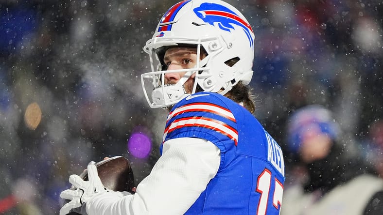 Josh Allen in the playoffs in 2024 season.
