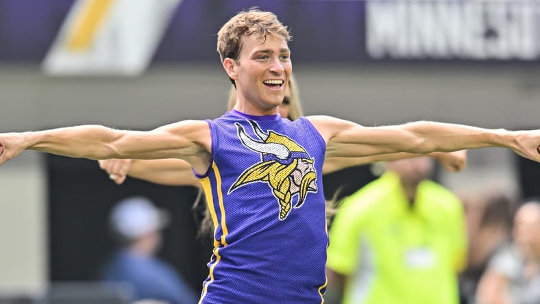 Vikings cheerleaders on August 16, 2025, in the preseason