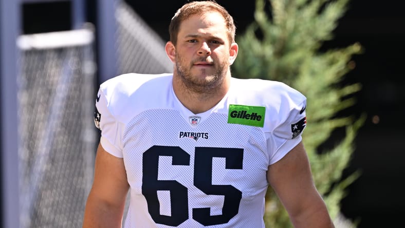 Patriots center Garrett Bradbury in 2025