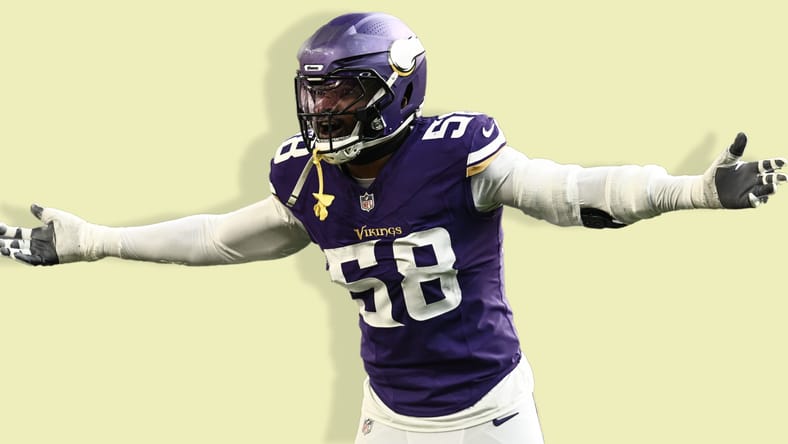 Jonathan Greenard in 2024. Vikings OLB.