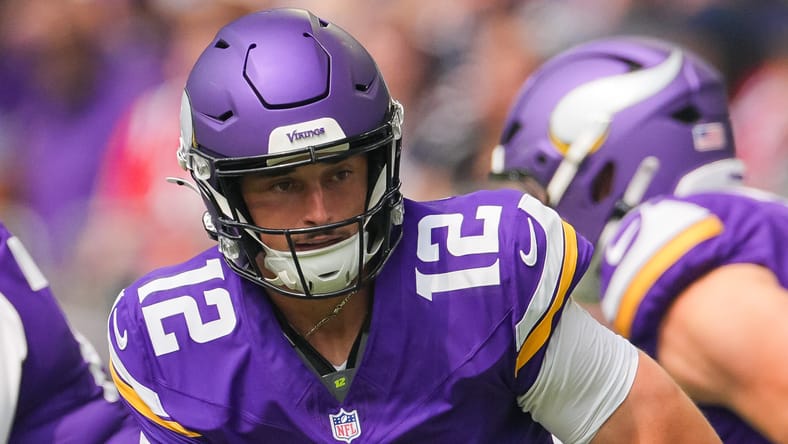 Vikings QB Max Brosmer in 2025.