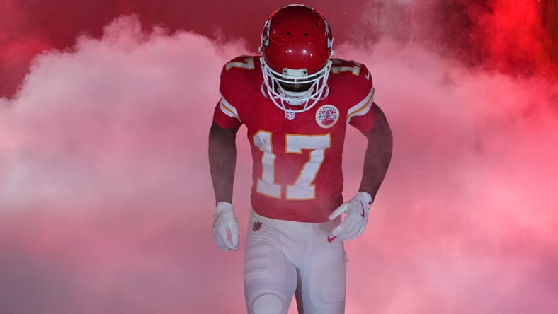 Chiefs WR Mecole Hardman in 2024.