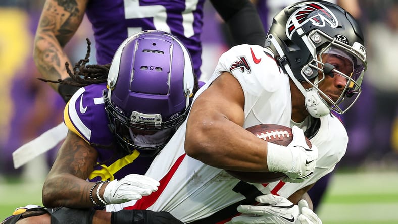 Falcons RB Bijan Robinson against the Vikings in 2024