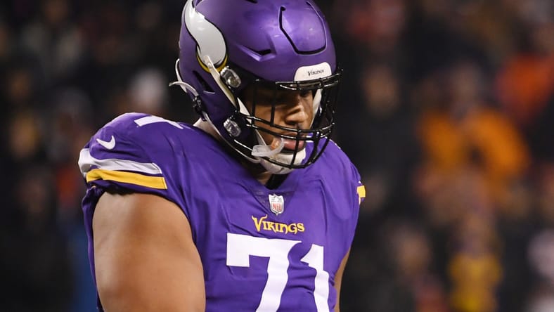 Vikings OT Christian Darrisaw in 2021