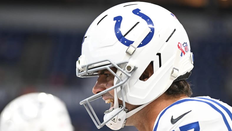Colts QB Daniel Jones in Week 2 of 2025