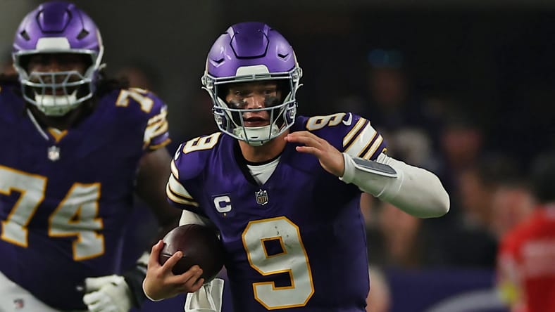 Minnesota Vikings QB J.J. McCarthy in Week 2 of 2025