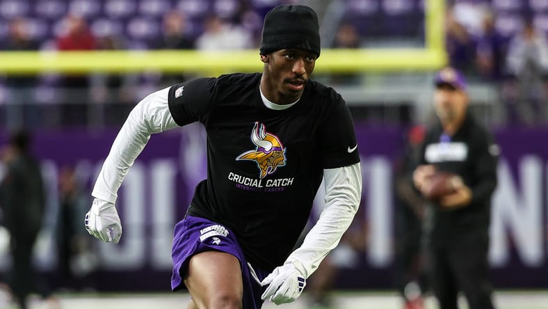 Vikings WR Jordan Addison in 2024.