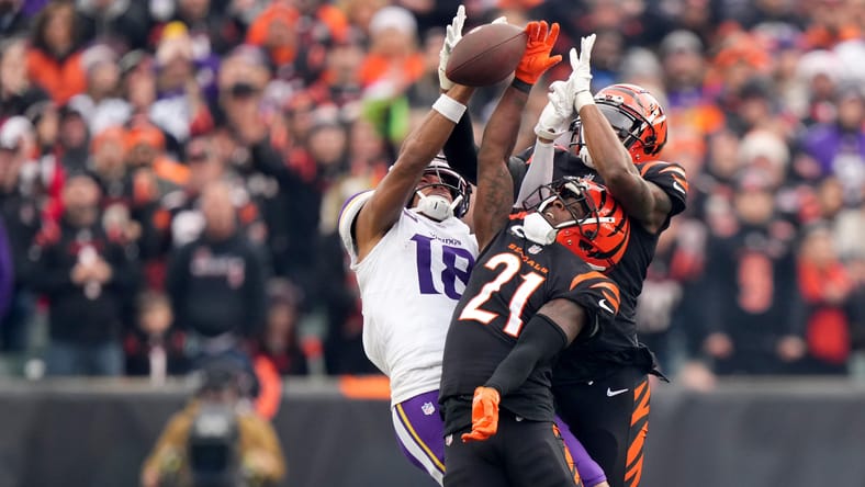 Justin Jefferson, Vikings WR, against the Bengals in 2023