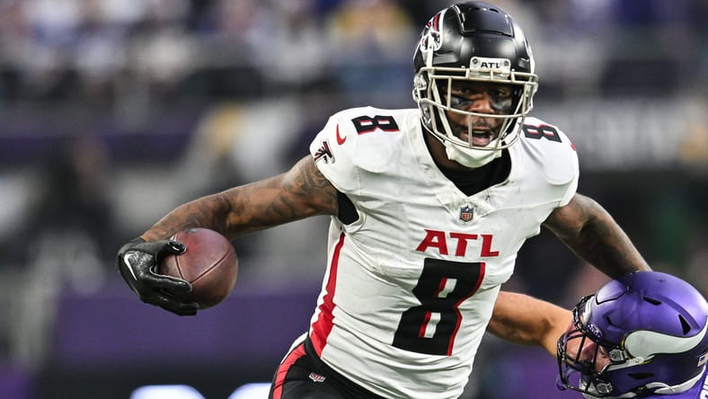 Falcons TE Kyle Pitts in 2024 against the Vikings