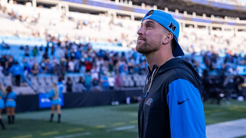 Adam Thielen with the Panthers in 2024.