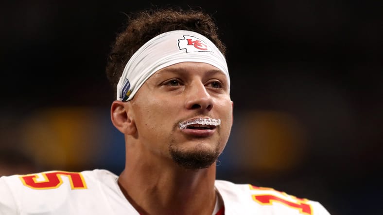 Patrick Mahomes prepares before Chiefs-Chargers game in São Paulo, Brazil. The Chiefs have won three Super Bowls since 2019