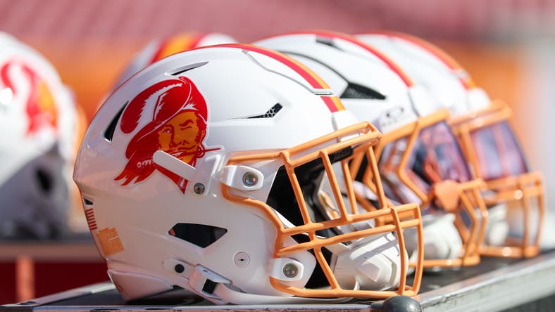 Tampa Bay Buccaneers helmets in 2025
