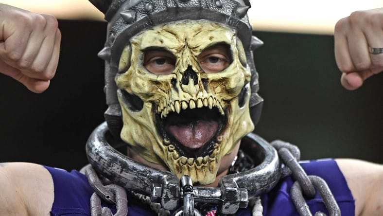 A Vikings Fan in 2017 at Soldier Field