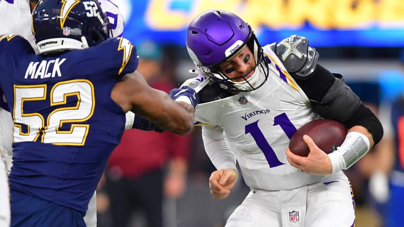 Vikings QB Carson Wentz in 2025.