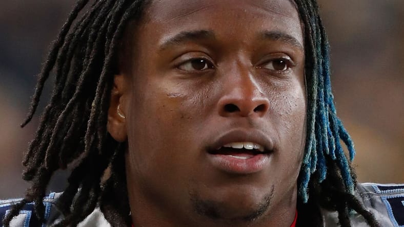 Safety K'Von Wallace in 2023 witht he Titans