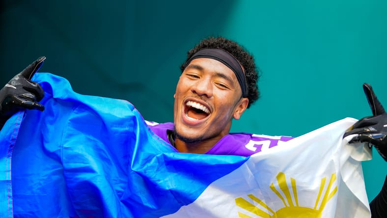 Minnesota Vikings safety Camryn Bynum in October 2022
