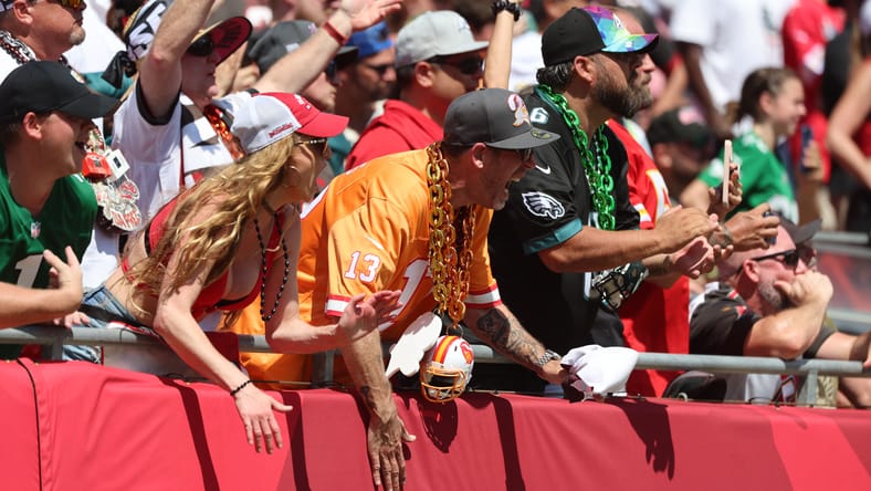 Tampa Bay Buccaneers fans watching Baker Mayfield in 2024