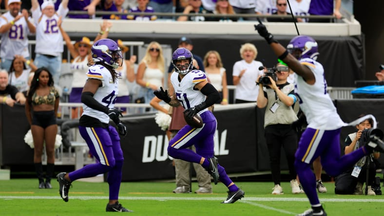 Vikings linebacker Blake Cashman in 2024