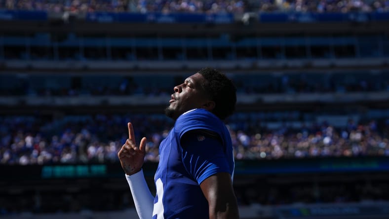 Giants QB Jameis Winston in 2025