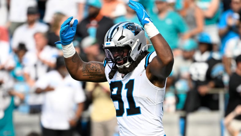 Panthers pass rusher Patrick Jones II