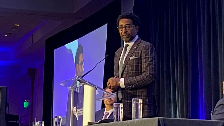 Former Vikings WR Cris Carter in 2023