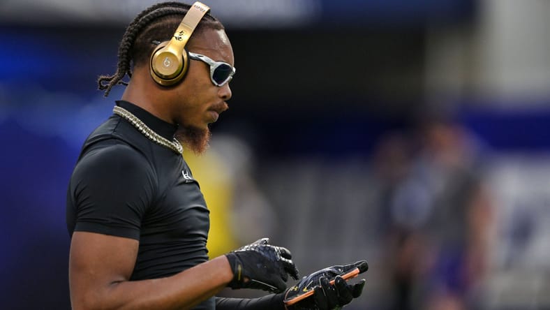 Vikings WR Justin Jefferson at the Los Angeles Chargers in 2025