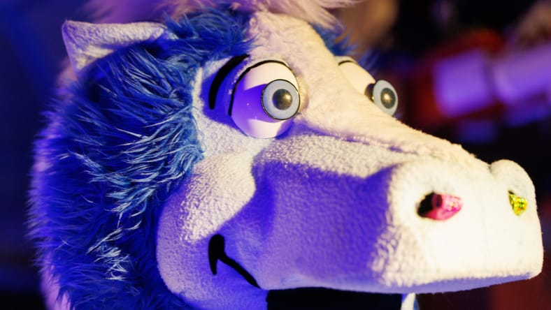 Indianapolis Colts mascot in Germany